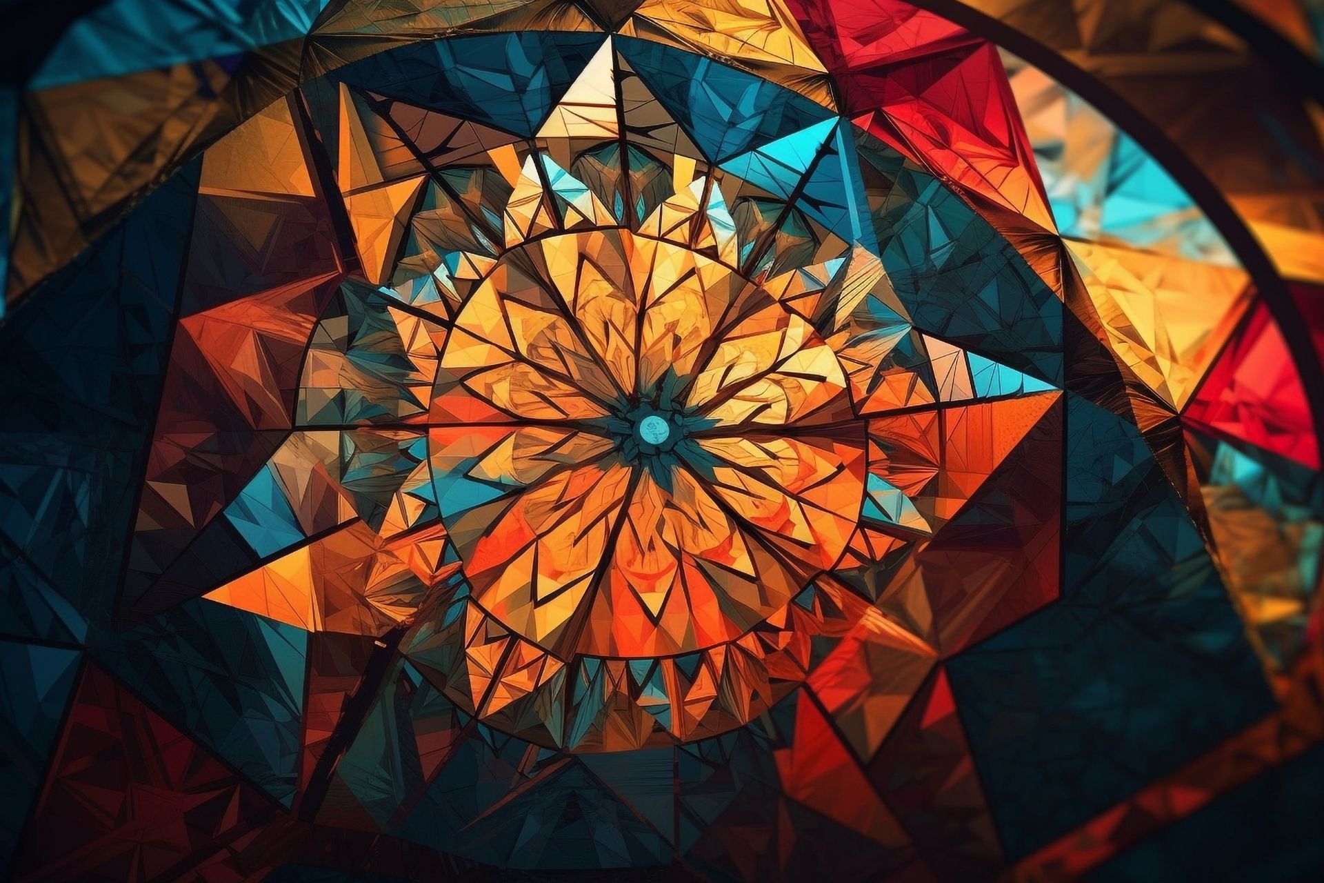 Glass Art Story Background